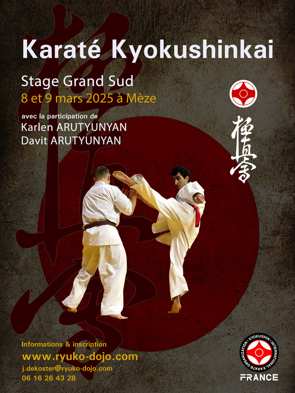 Stage de karaté Kyokushinkai à Mèze
